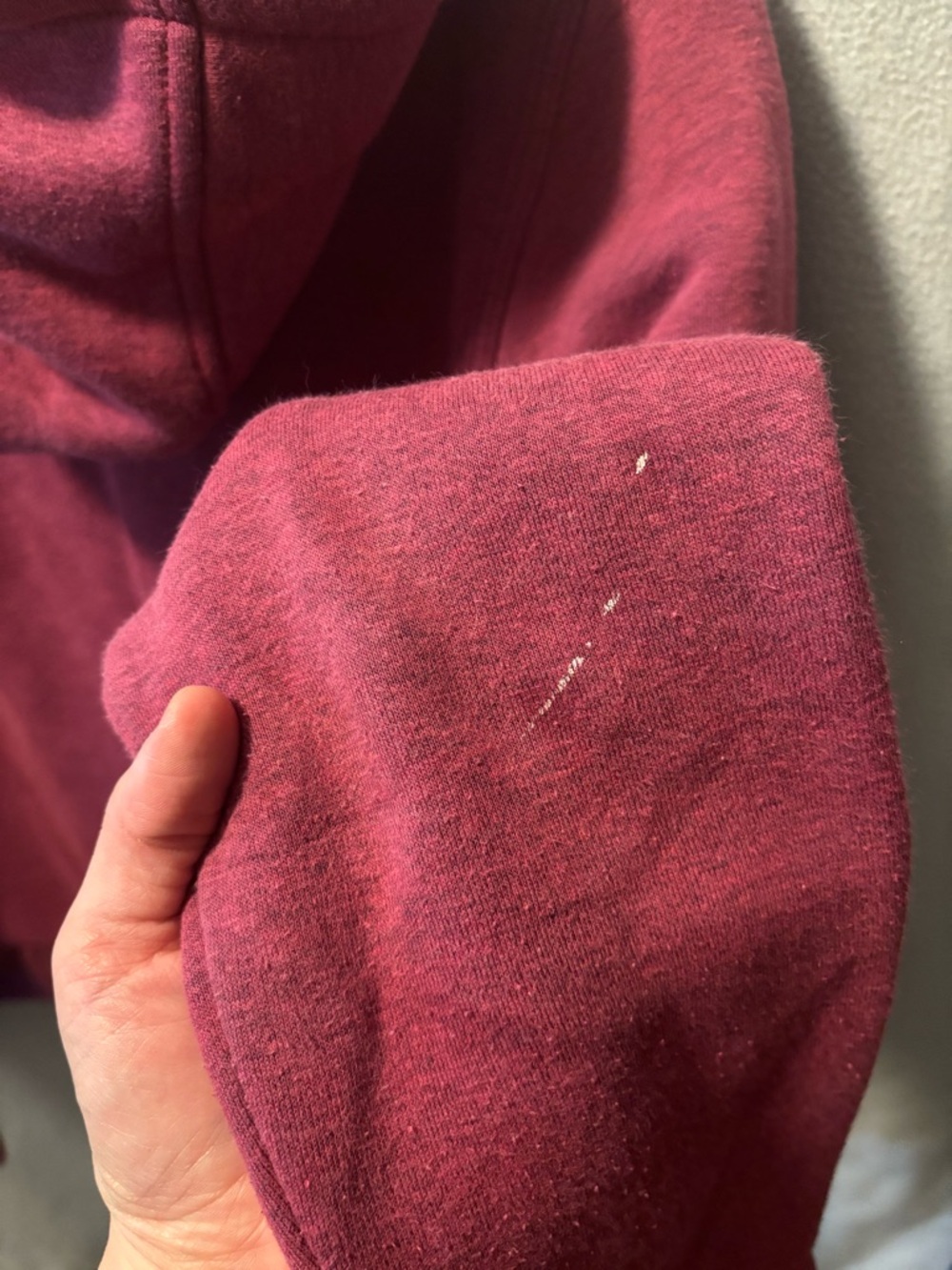 Carhartt Kids Burgundy Full-Zip Hooded Sweatshirt - Picture 4 of 4